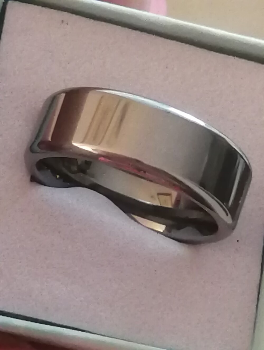 Tungsten Unisex Wide Ring Size 10